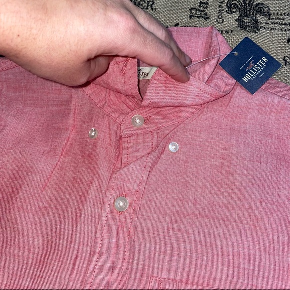 Hollister NWT! Long Sleeve Poplin Shirt Size Small - Picture 10 of 17